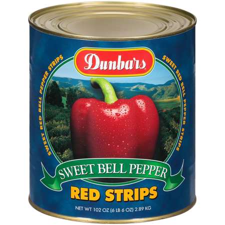 DUNBAR Red Pepper Strips, PK6 01015603060001